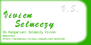 vivien selmeczy business card